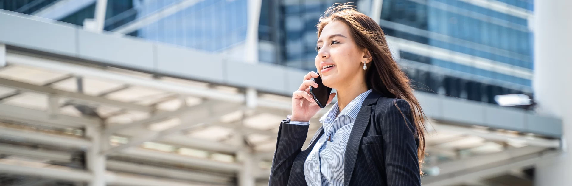 young women talking in telephone IFB